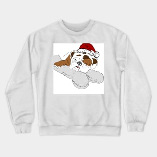 Christmas bulldog Crewneck Sweatshirt